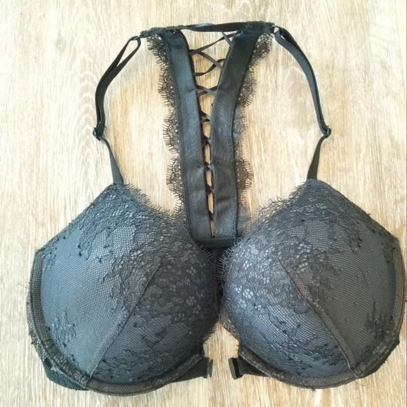Victoria's Secret Very Sexy Push-up  Lace-Up Crisscross Front Closure Bra NWT - Picture 5 of 14